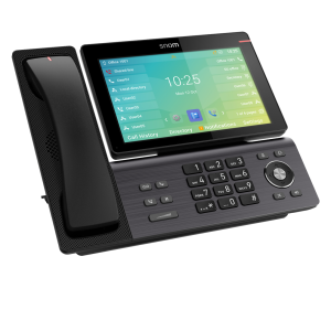 Snom D895M IP-Tischtelefon mit integriertem DECT-Hörer und 8-Zoll-Touchdisplay